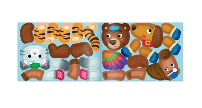 Книжка с наклейками "Мои чудо-звери. Новогодний переполох" - фото 4