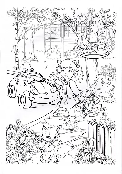 Таксюша. Прочитай и раскрась - фото 5