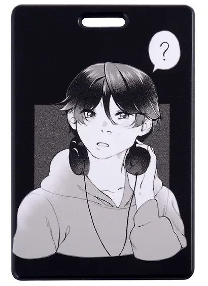 Чехол для карточек Аниме Парень с наушниками (Сёнэн) - фото 1