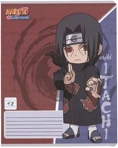 Тетрадь в линейку Naruto, 12 листов, в ассортименте - фото 2