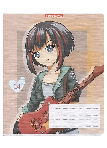 Тетрадь в линейку Academy Style, "Аниме", 24 листа - фото 3