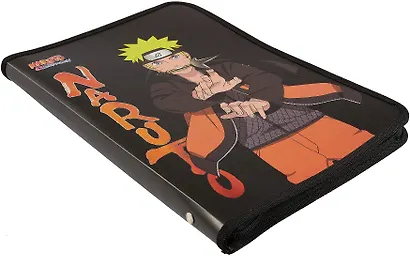 Папка для тетрадей А4 "Naruto" 32,5*23*2,5, пластик, молния с трех сторон - фото 3