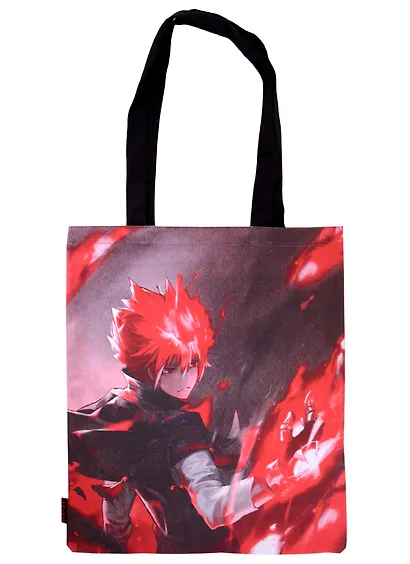 Сумка-шоппер Аниме Парень-пламя (Сёнен) (цветная) - фото 1