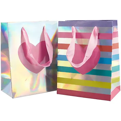 Пакет А5 23*18*10  "Сердечко" жен., бум.мат.ламинат - фото 4