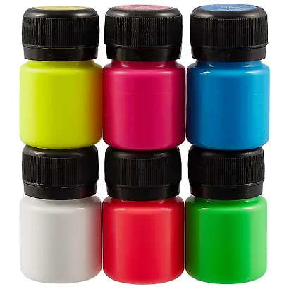 Акриловые краски «Декола», 6 цветов, флуоресцентные - фото 3