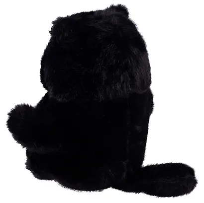 Мягкая игрушка Котик с щечками (черный) (35см) (12-0960-202411-T15) Bookvalno - фото 4