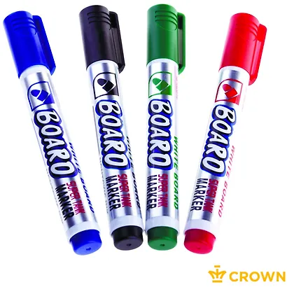 Маркеры для досок Crown, 4 цвета 1-2 мм - фото 5
