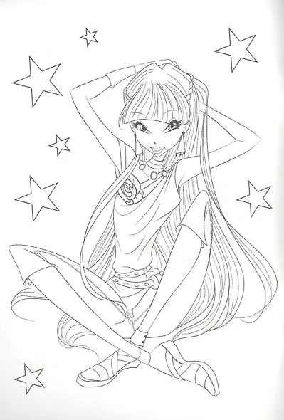 Раскраска А5 Эконом. Winx. Удивительные Винкс - фото 2