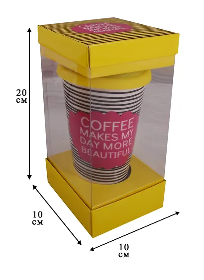 Стакан керамический Coffee makes my day (ПВХ бокс) - фото 2