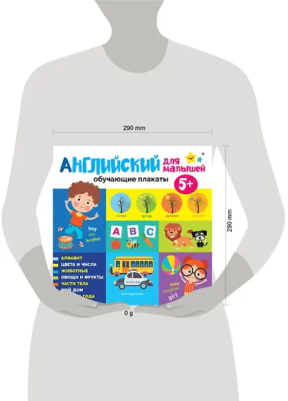 Английский для малышей. Обучающие плакаты - фото 6