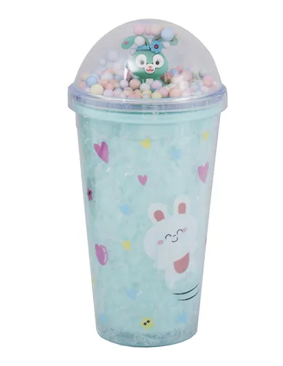 Стакан с эффектом льда Kawaii Зайчики (пластик) (450мл) - фото 3