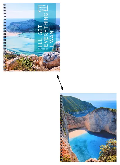 Тетрадь в клетку Listoff, "В горной долине", 96 листов - фото 3