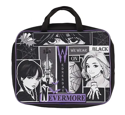 Папка-сумка А4 "Венсдей" полиэстер - фото 4