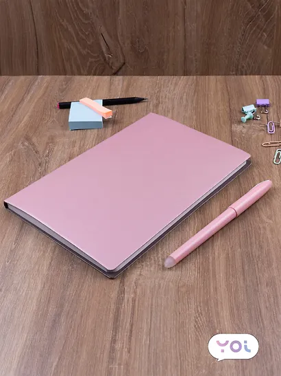 Книга для записей А5 80л нелин. "Pale rose" PU, Yoi - фото 6