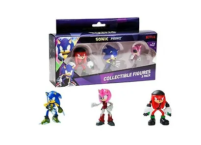 Sonic Prime фигурка 3 шт в коробке с окном:вид 4, (5х22х13), (SON2021-D) - фото 1