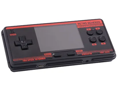 Портативная игровая приставка Retro Genesis Port 3000 (черно-красная, 10 эмуляторов, 4000+игр, 3.0 экран IPS, SD-карта, сохранения) - фото 2