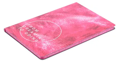 Книга для записей А5 80л "Dream book. № 2" иск.кожа, комбинир.блок - фото 5