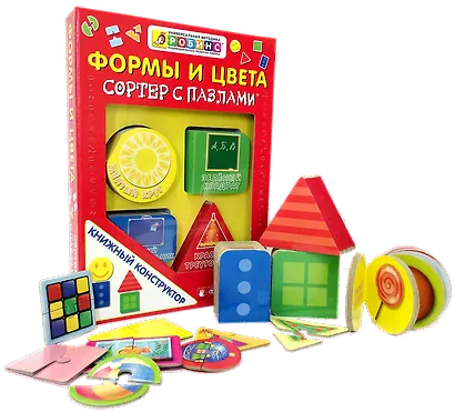 Сортер с пазлами формы и цвета - фото 2