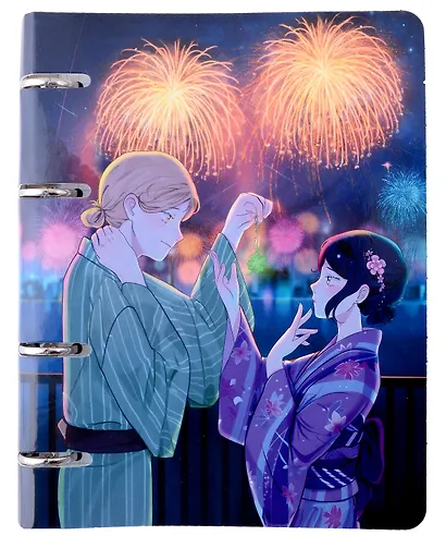 Тетрадь на кольцах в клетку Listoff, "Время вместе (Эксклюзив)", 80 листов - фото 1