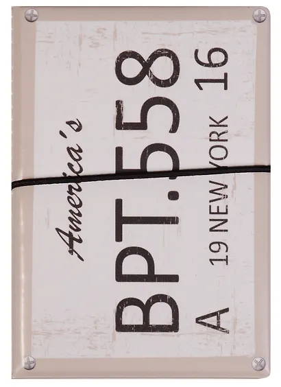 Автодокументы Номерной знак BPT-558 (белый) - фото 3