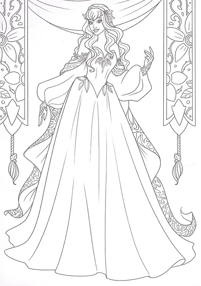 РАСКРАСКА А5 эконом. ПРЕКРАСНЫЕ ПРИНЦЕССЫ - фото 4