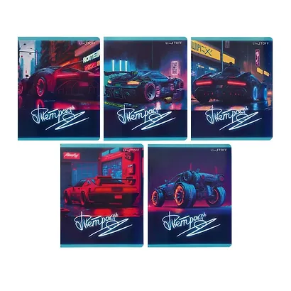 Тетрадь в клетку Listoff, "Драйв и скорость", 48 листов, в ассортименте - фото 1