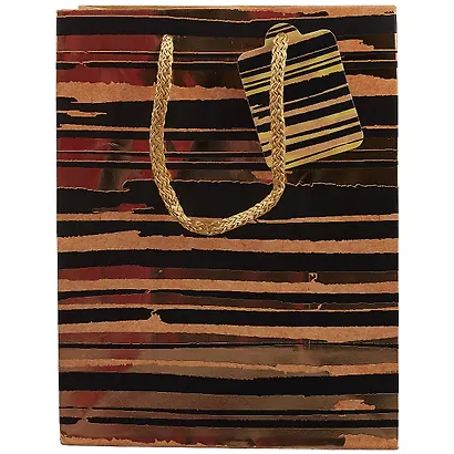 Подарочный пакет «Gold and black», А5 - фото 3