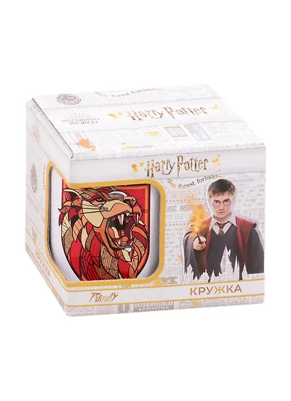 Кружка Гарри Поттер Гриффиндор (керамика) (300мл) (коробка) (КРС-1621) - фото 2