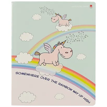 Тетрадь в клетку Альт, "Волшебные единороги", 48 листов, в ассортименте - фото 3