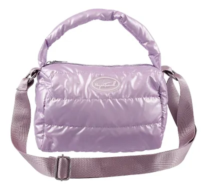 Сумочка стеганая Travel розовая (ПВХ) (22х18) (12-11729-B013) - фото 2