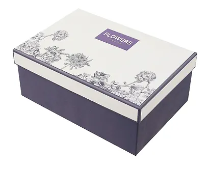Коробка подарочная "Flowers" 21*14*8.5, жен., картон - фото 2