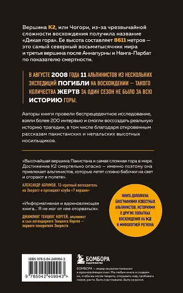 Смертельный спуск. Трагедия на одной из самых сложных вершин мира — К2 - фото 2