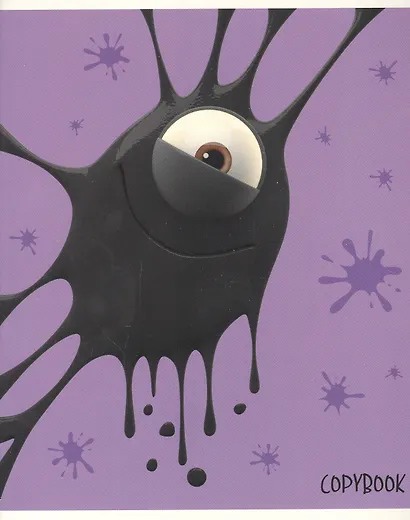 Тетрадь в клетку Listoff, "Смешные кляксы", 48 листов, в ассортименте - фото 5