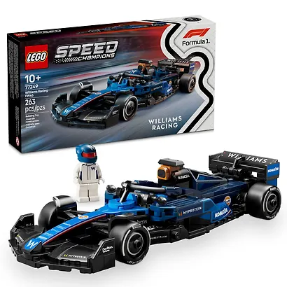 77249 Конструктор детский LEGO Speed Champions Гоночный автомобиль Формула-1 Williams Racing FW46, 263 деталей, возраст 10+ - фото 1