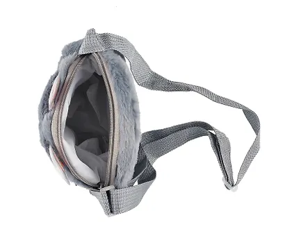 Сумочка Котик с ушками (плюш) (23х18) (12-0702-911) - фото 3