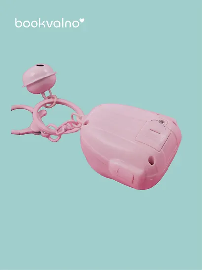 Брелок-фонарик Котик розовый (ПВХ) (5х4) - фото 3