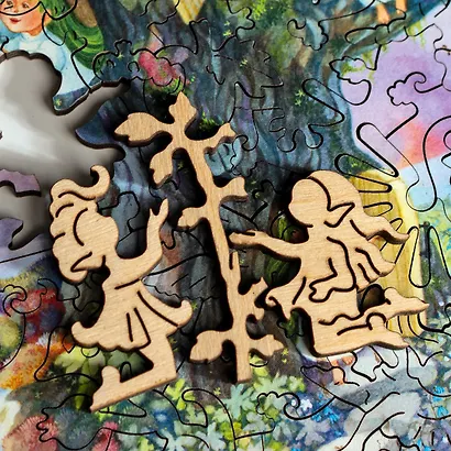 Пазл деревянный Мелодия весны DaVICI 100эл - фото 3