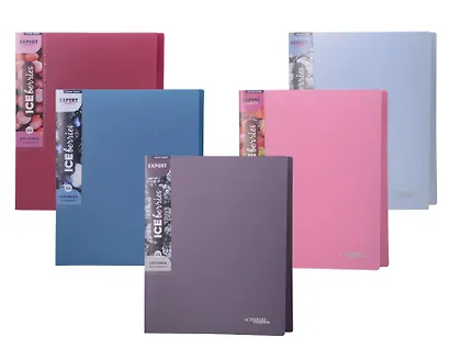 Папка с бок.прижимом А4 "Trend ICEberries", пластик 20мм, ассорти, - фото 1