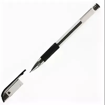 Ручка гелевая FlexOffice, Tepco, черная - фото 2