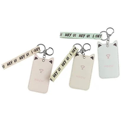 Чехол для карточек с ушками Мордочка котика Meow (PU) (11×7) (12-7260A-5) - фото 3