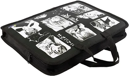 Папка для тетрадей А4 "Чёрно-белое аниме " 34*24,5*3 см, пластик - фото 3