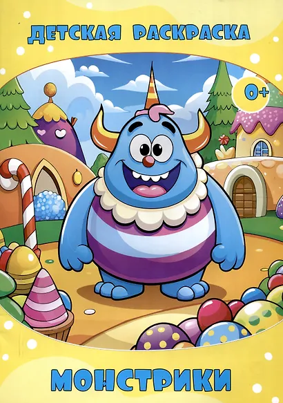Детская раскраска. Монстрики..(Илекса) - фото 1