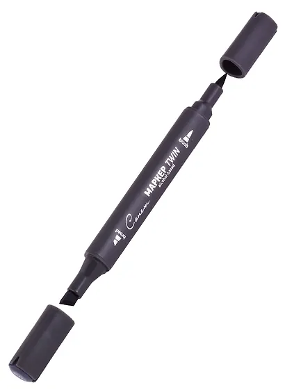 Маркер художественный "Сонет" Twin Brush холодный серый II 8, Сонет - фото 2