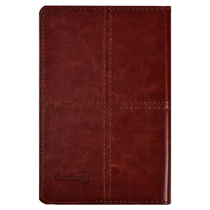 Ежедневник недат. А5+ 160л 175*245 "Сариф" коричневый + обложка на паспорт, мягк.переплет, блинтовое тиснение, офсет, ляссе, подар. упаковка - фото 10