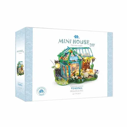 Румбокс MiniHouse DIY "Летнее кафе". Сборная модель (28.6х20.2х18.5) - фото 1