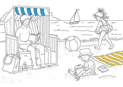 Конни и бумажные куклы для вырезания с раскраской - фото 2