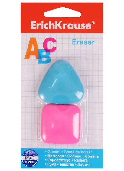 Ластик «ABC», 2 шт - фото 2