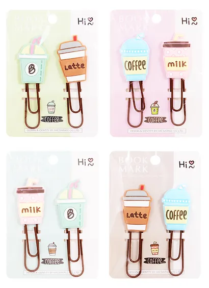 Набор Скрепки-закладки Кофе (2 шт) - фото 3