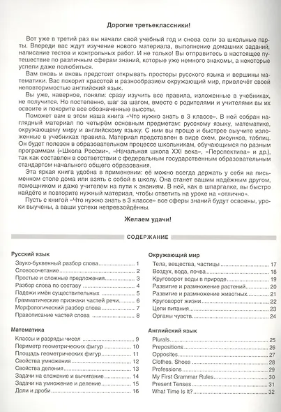 Что нужно знать в 3 классе: наглядный материал по школьной программе - фото 2