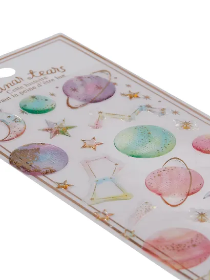 Наклейки 20х7,5 (с клапаном) Планеты (№ 1,2) - фото 5